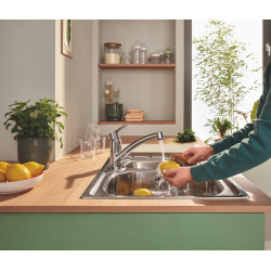 Mitigeur pour évier de cuisine StartEco chrome GROHE Mitigeur pour évier de cuisine StartEco chrome GROHE