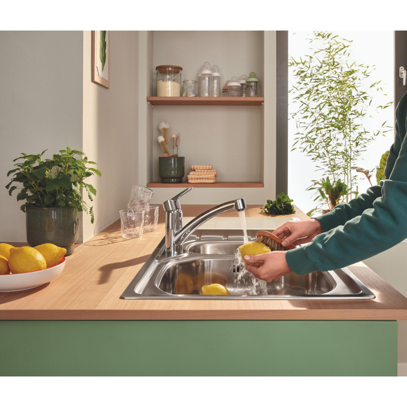 Mitigeur pour évier de cuisine StartEco chrome GROHE Mitigeur pour évier de cuisine StartEco chrome GROHE