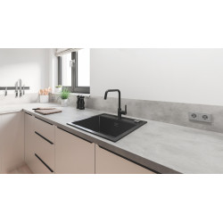 Mitigeur pour évier de cuisine avec bec en U Start noir mat GROHE Mitigeur pour évier de cuisine avec bec en U Start noir mat GROHE