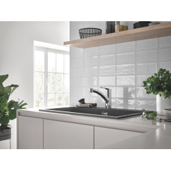 Mitigeur pour évier de cuisine avec douchette Start chrome GROHE Mitigeur pour évier de cuisine avec douchette Start chrome GROHE