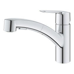 Mitigeur pour évier de cuisine avec douchette Start chrome GROHE Mitigeur pour évier de cuisine avec douchette Start chrome GROHE
