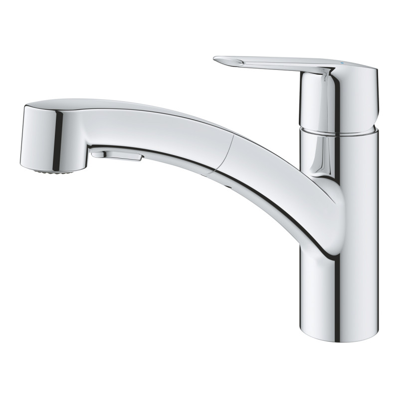 Mitigeur pour évier de cuisine avec douchette Start chrome GROHE Mitigeur pour évier de cuisine avec douchette Start chrome GROHE