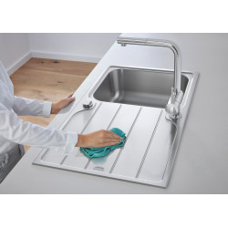 Mitigeur pour évier de cuisine avec douchette Minta chrome GROHE Mitigeur pour évier de cuisine avec douchette Minta chrome GROHE