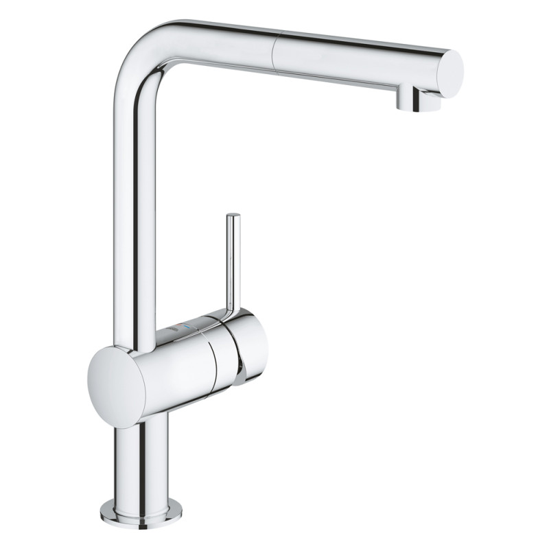 Mitigeur pour évier de cuisine avec douchette Minta chrome GROHE