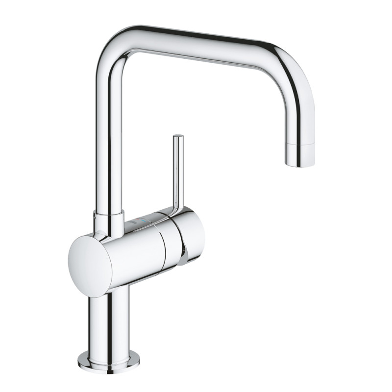 Mitigeur pour évier de cuisine avec bec en U Minta chrome GROHE