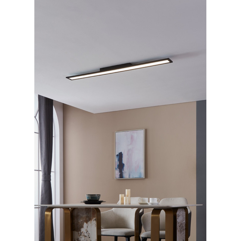 Plafonnier LED Salobrena 1 noir 38 W EGLO