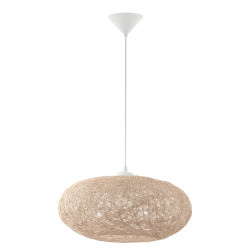Suspension Campilo beige Ø 45 cm E27 60 W EGLO