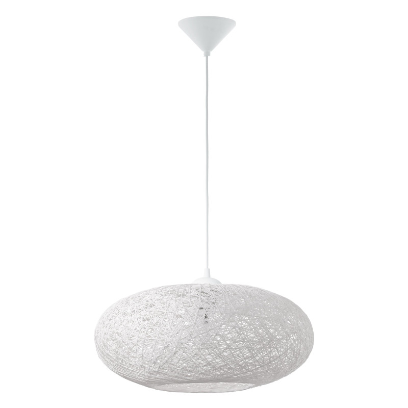 Suspension Campilo blanche Ø 45 cm E27 60 W EGLO