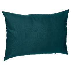Coussin déperlant Korai bleu canard 50 x 30 cm