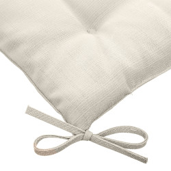 Galette de chaise matelassée Korai blé 40 x 40 cm