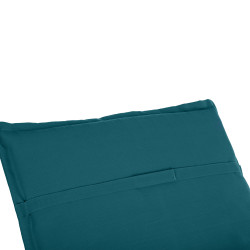 Coussin pour lit de soleil Korai bleu canard