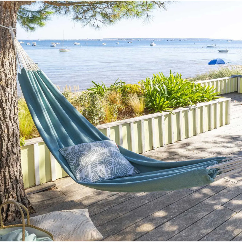 Hamac Yaqui vert jade 200x80cm – Détente Assurée Hamac Yaqui vert jade 200x80cm – Détente Assurée