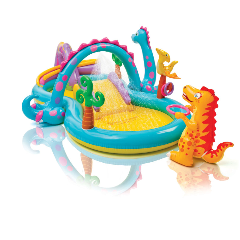 Aire de jeu Dinoland 333 x 229 x 112 cm INTEX