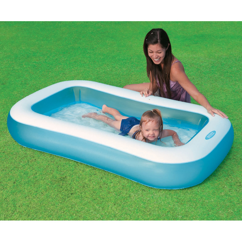 Piscine Bébé INTEX 166x100x28cm – Jeux d'eau sécurisés | INTEX