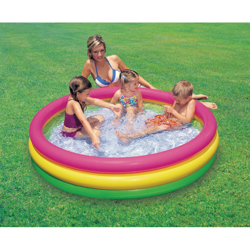 Piscine bébé INTEX 114cm – Jeux d'eau sécurisés | INTEX
