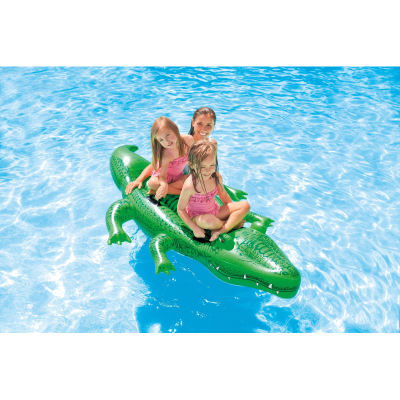 Crocodile gonflable INTEX – Jeu piscine 203cm | INTEX Crocodile gonflable INTEX – Jeu piscine 203cm | INTEX