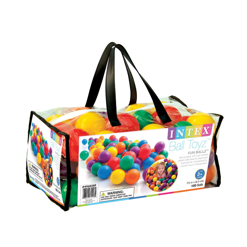 Balles Fun Ballz 100 pièces INTEX – Jeu de piscine | INTEX