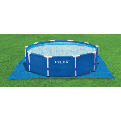 Bâche de sol piscine 4,88x4,88m INTEX – Protégez votre piscine | INTEX