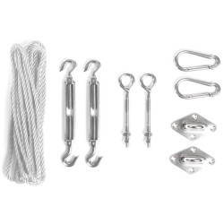 Kit de montage toile d'ombrage – Installation facile | PEREL