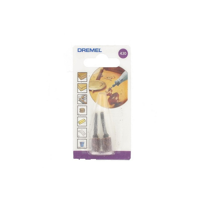 Bandes de ponçage Dremel 6,4mm Grain 60 – Lot 2 pièces | DREMEL