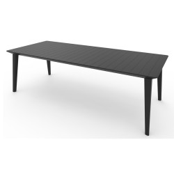 Table de jardin Lima graphite ALLIBERT 157x98x74cm