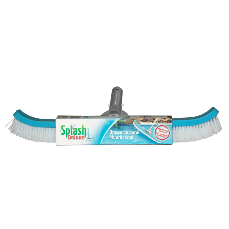 Brosse de paroi pour piscine Deluxe 45 cm SPLASH