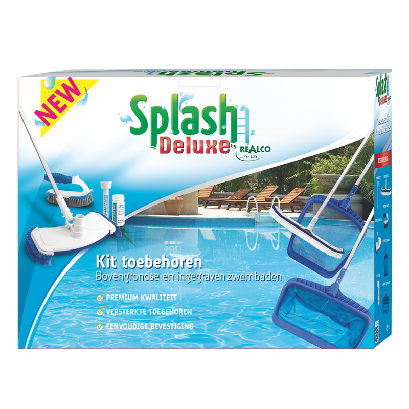 Kit d'accessoires pour le nettoyage de piscine SPLASH