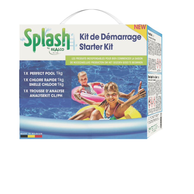 Kit de démarrage pour nettoyage de piscine SPLASH