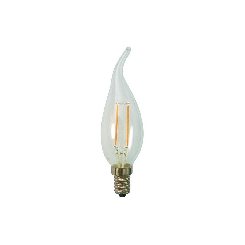 Ampoule LED flamme coup de vent 2,5W E14 - SYLVANIA
