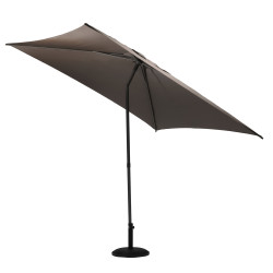 Parasol Soya Taupe 250x250 Inclinable – Ombre & Style | HESPERIDE