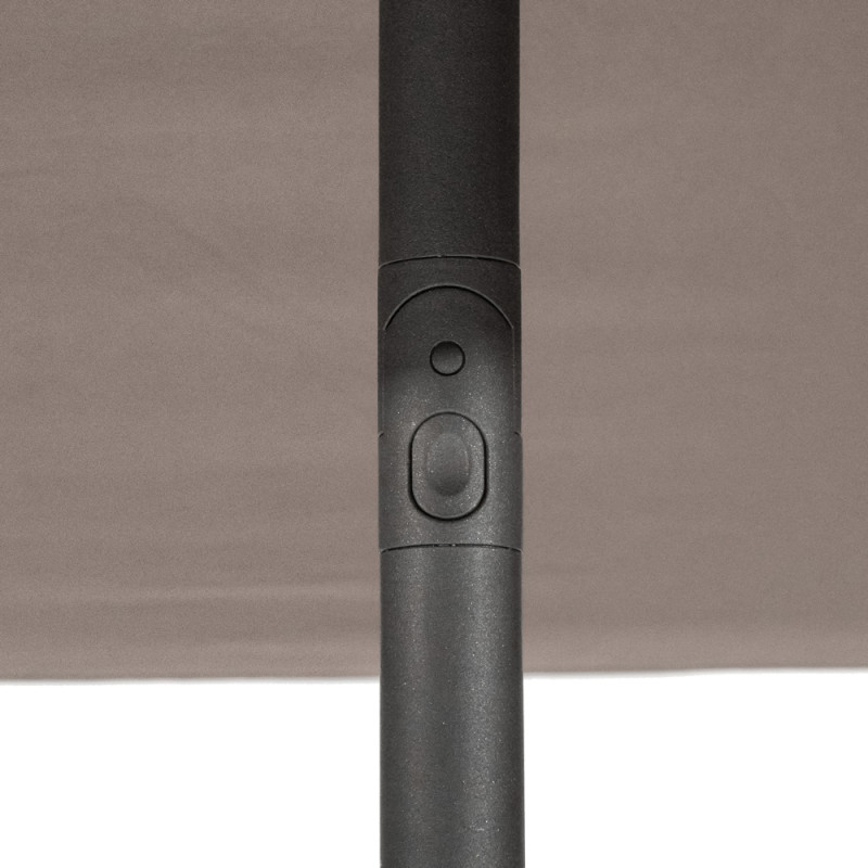 Parasol Soya Taupe 250x250 Inclinable – Ombre & Style | HESPERIDE