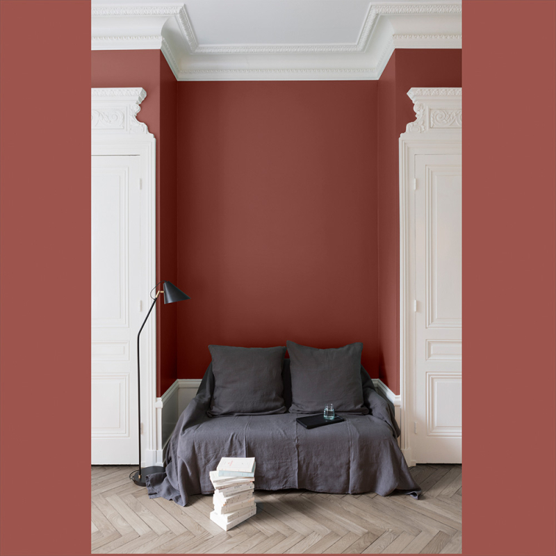Peinture pour meuble, objet et porte, mat, Caséine, feutre brun 0,5L -  LIBERON - Mr Bricolage