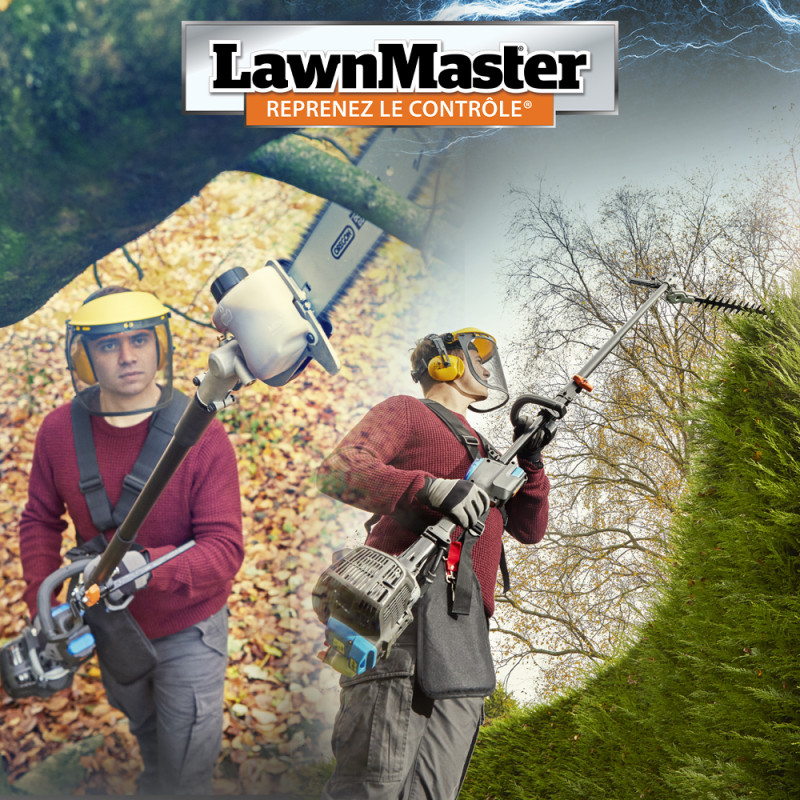 Débroussailleuse thermique 4 en 1 NPTBSP2609A-MU-02 26 cc LAWNMASTER Débroussailleuse thermique 4 en 1 NPTBSP2609A-MU-02 26 cc LAWNMASTER