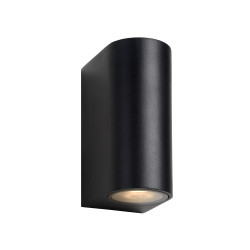 Applique extérieure LED Zora ronde noire GU10 2 x 5 W LUCIDE