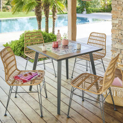 Table de jardin Lambada – Design & Confort Table de jardin Lambada – Design & Confort