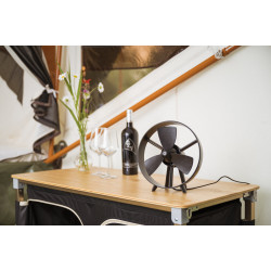 Ventilateur de table Safe Blade noir Ø 20 cm 18 W EUROM Ventilateur de table Safe Blade noir Ø 20 cm 18 W EUROM