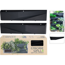 Jardinière Cascade Anthracite 2p – Design Élégant