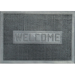 Paillasson Caoutchouc Picot Noir 40x60cm ADVOTEX