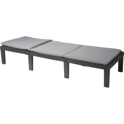 Lit de soleil Haïti anthracite – Détente assurée
 Lit de soleil Haïti anthracite – Détente assurée