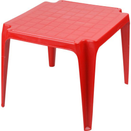 Table de jardin pour enfant rouge