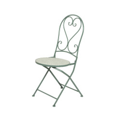 Chaise bistro Eze en fer pliante