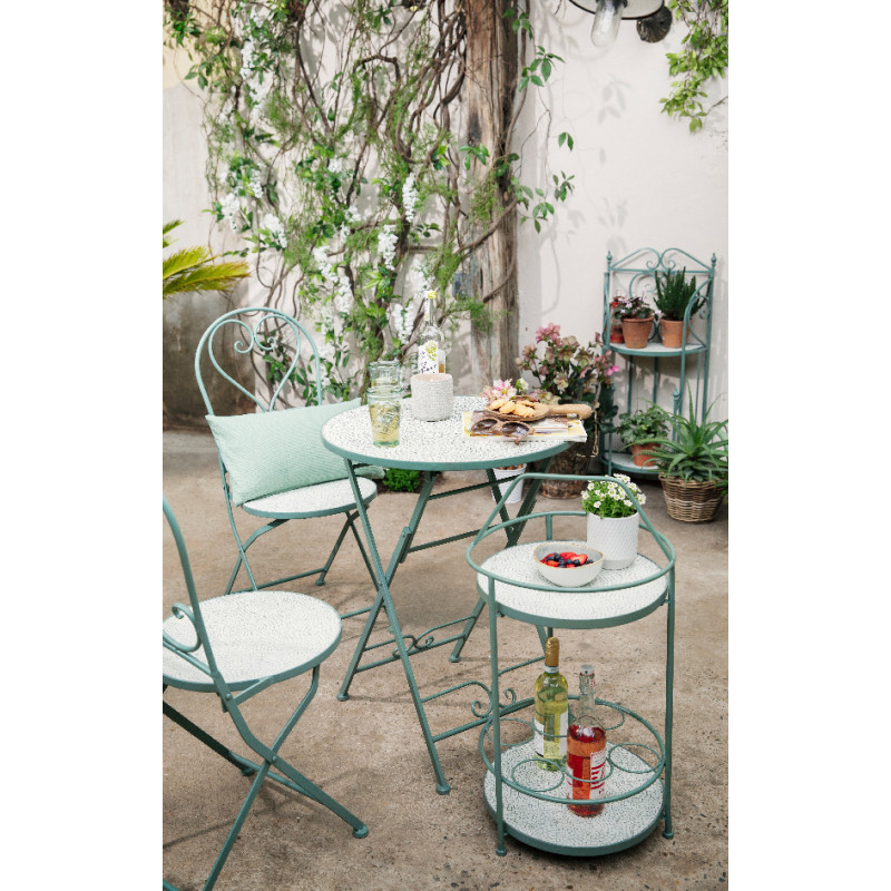 Chaise bistro Eze en fer pliante