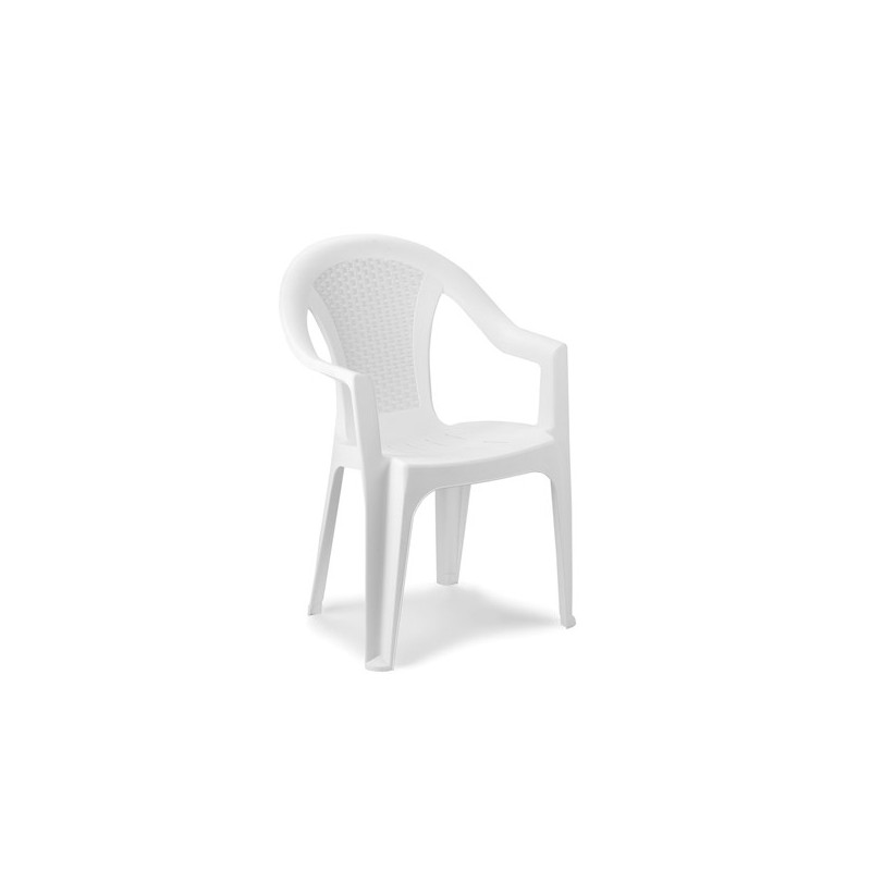 Fauteuil de jardin Ischia blanc