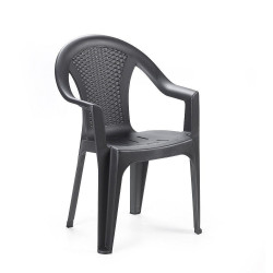 Fauteuil de jardin Ischia anthracite – Confort et style | IPAEPROGARDEN