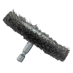 Brosse en fil d'acier ondulé Ø 38 mm TIVOLY