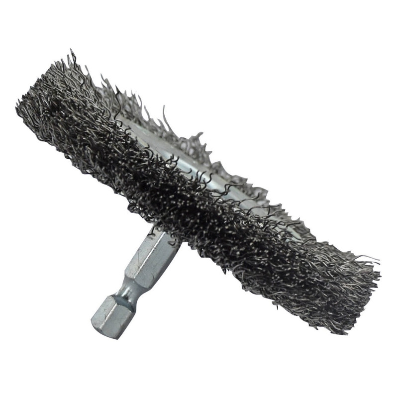 Brosse en fil d'acier ondulé Ø 38 mm TIVOLY