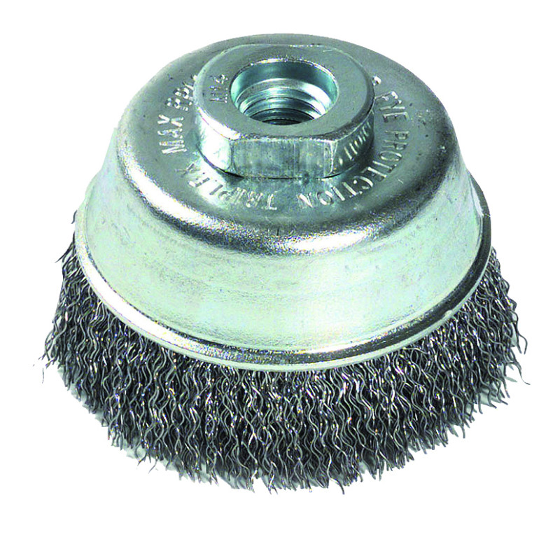 Brosse coupe en fil d'acier ondulé Ø 75 mm TIVOLY