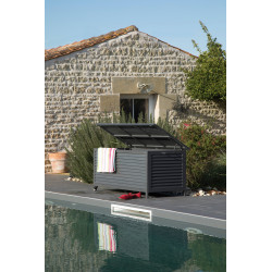 Coffre de rangement Storia 166x76x85cm - Armoire de jardin | PROLOISIRS