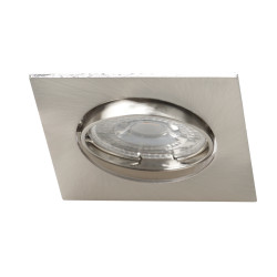 Spot encastrable LED nickel GU10 4 W 3 pièces PROLIGHT