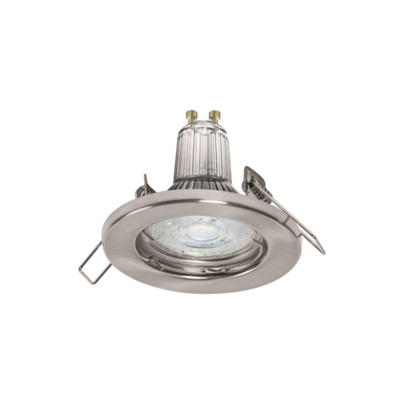 Spot encastrable LED nickel GU10 2,6 W 5 pièces LEDVANCE